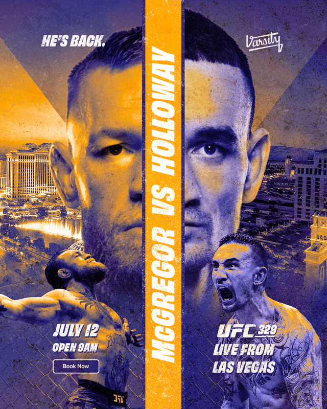 UFC329: McGregor vs. Holloway image